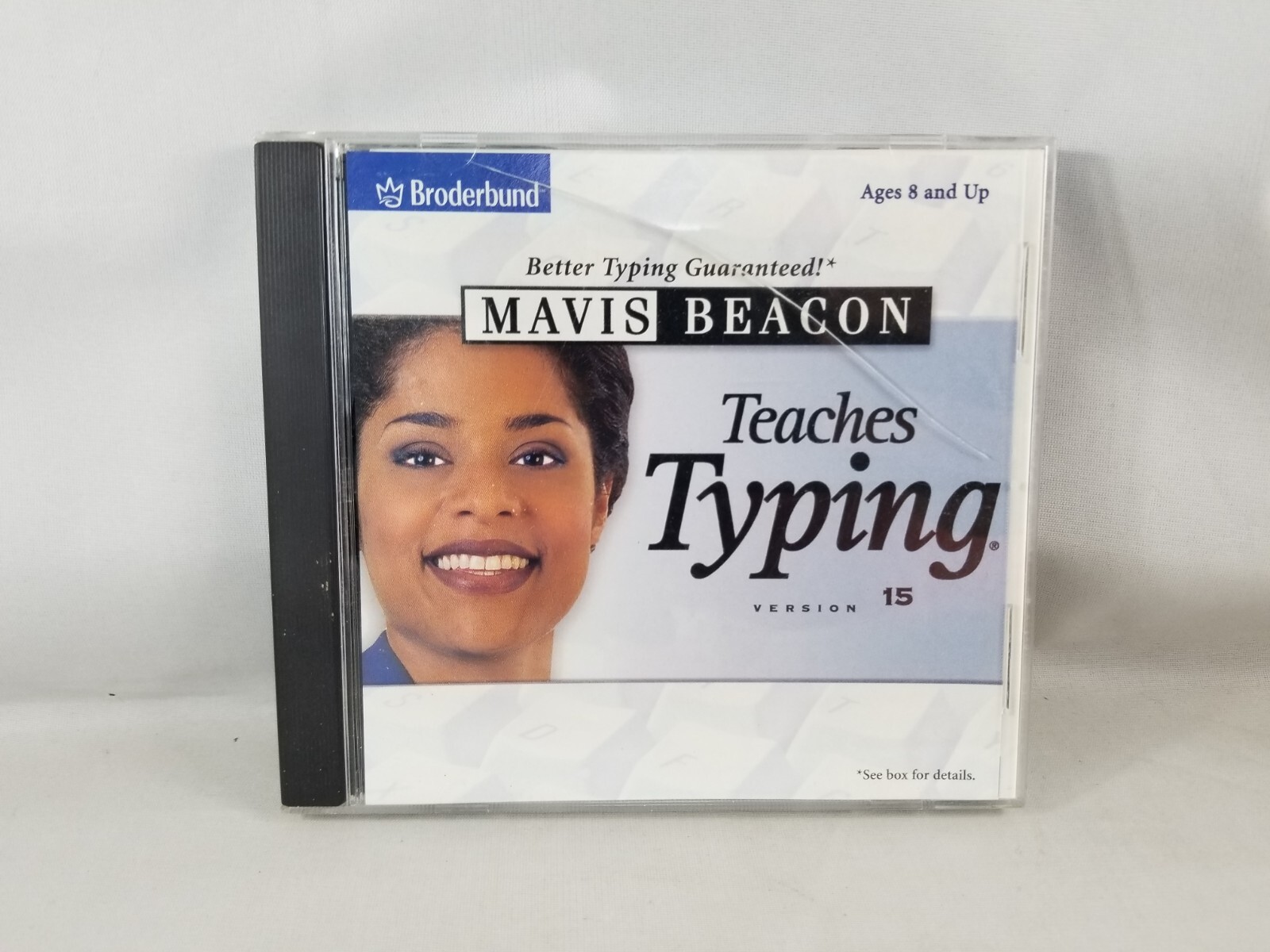 Mavis Beacon Teaches Typing Version 15 CD-ROM Windows ME XP Broderbund Software