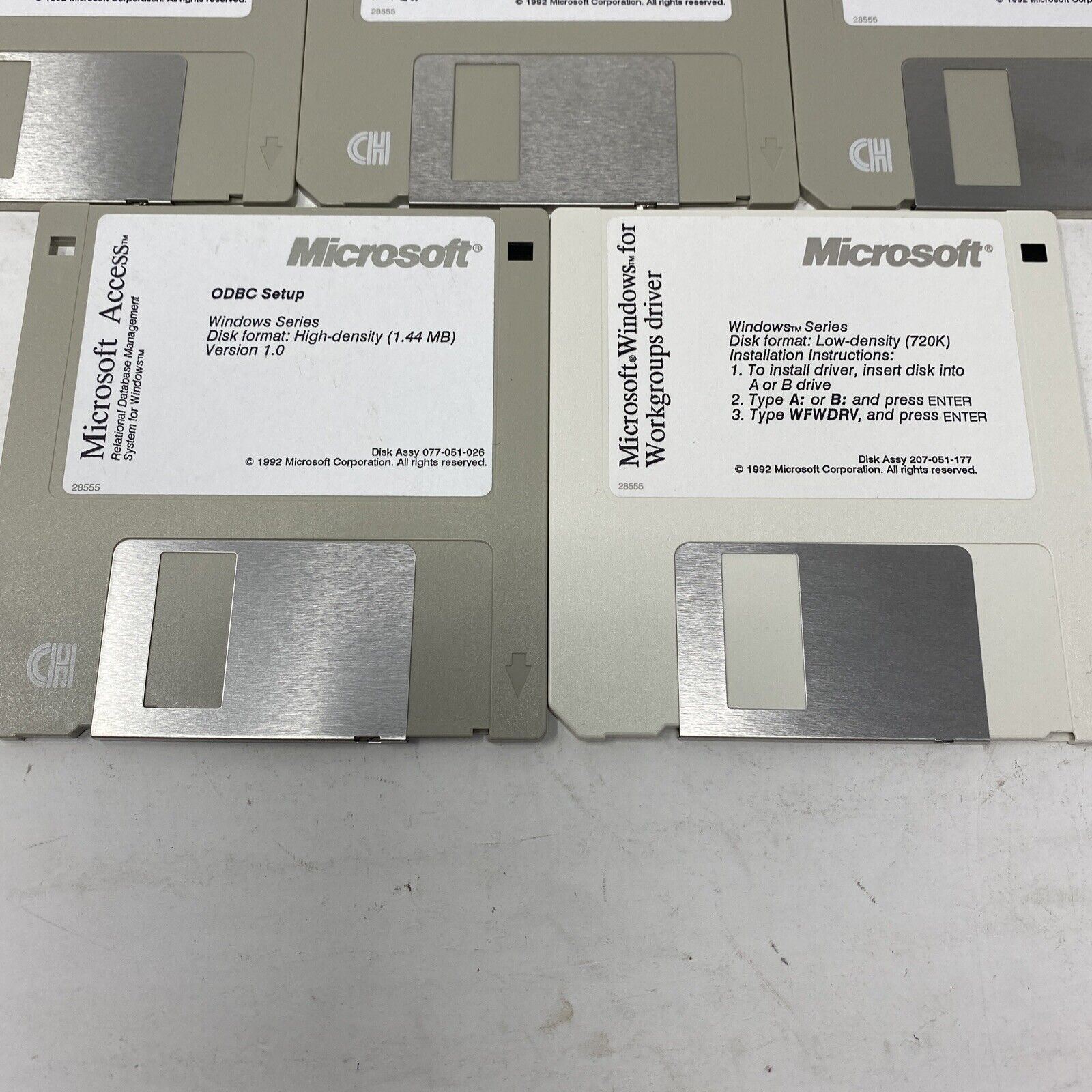 Vintage Microsoft Access 1.0 Database Management System 1992