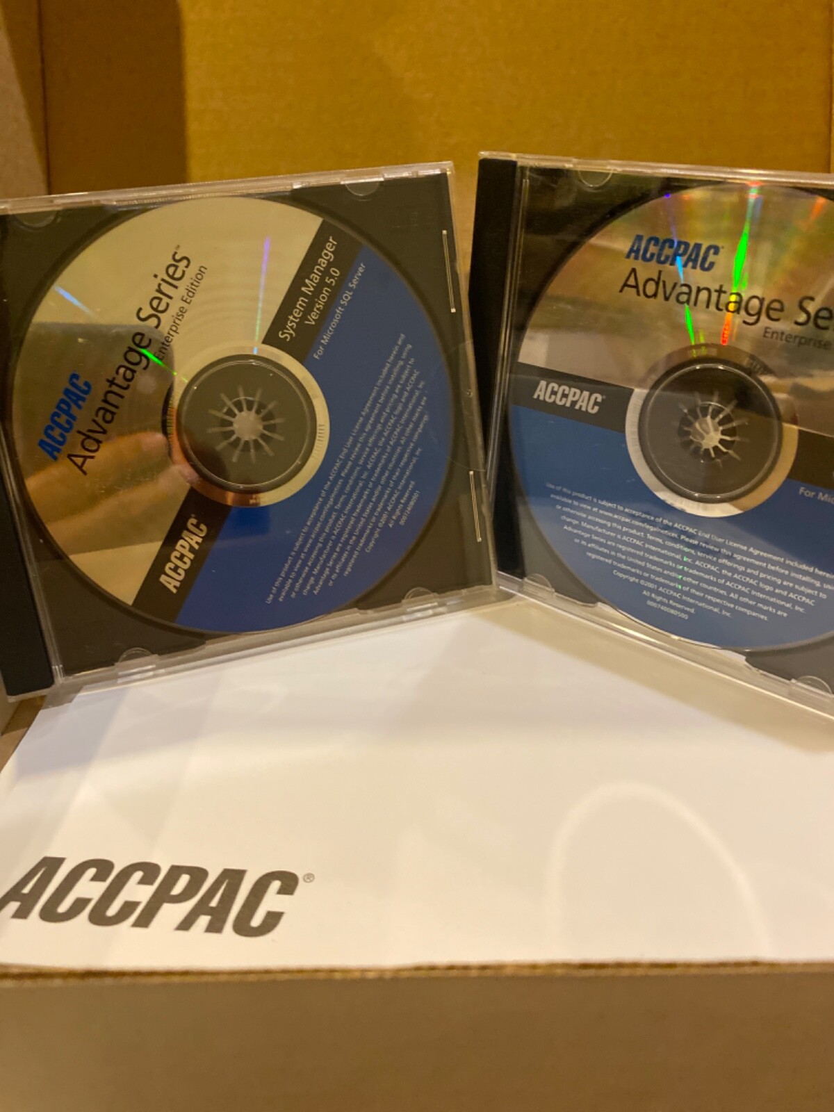 BRAND NEW UNUSED ACCPAC Advantage Series Enterprise Edition 5.0. SM Lanpak NFR
