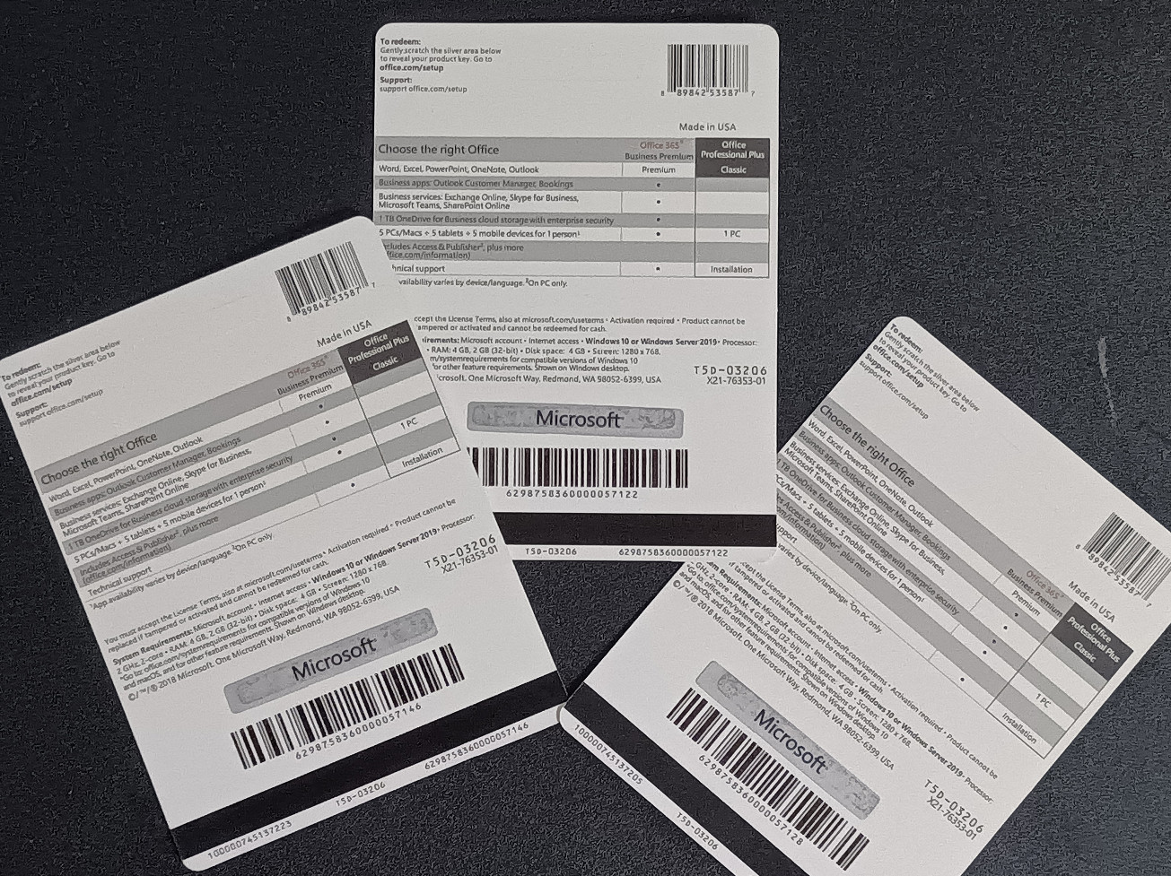 Microsoft Office Pro Plus 2019 Key Card Lifetime 1 PC Genuine Retail