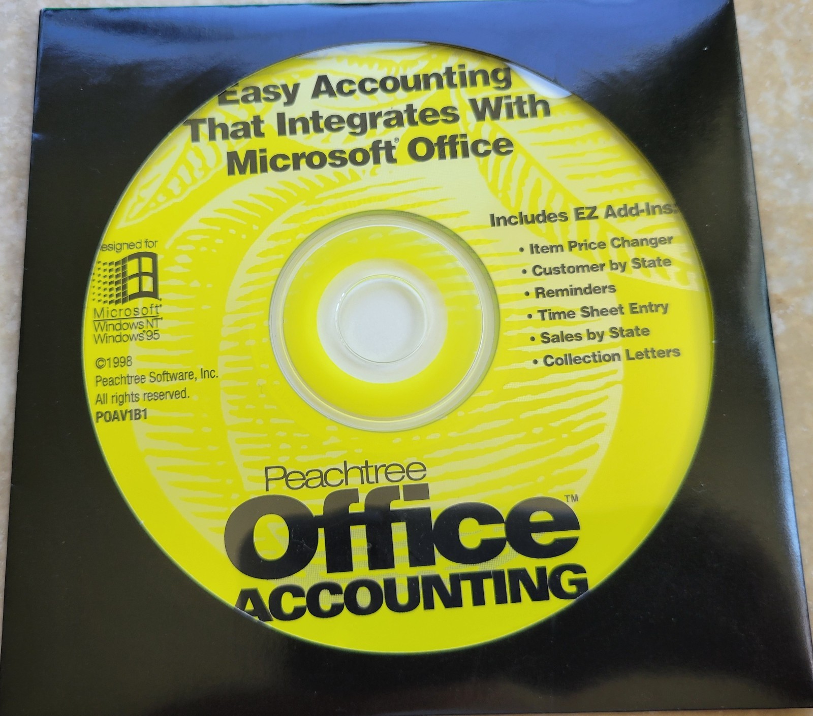 Vintage CD – Peachtree Office Accounting Software