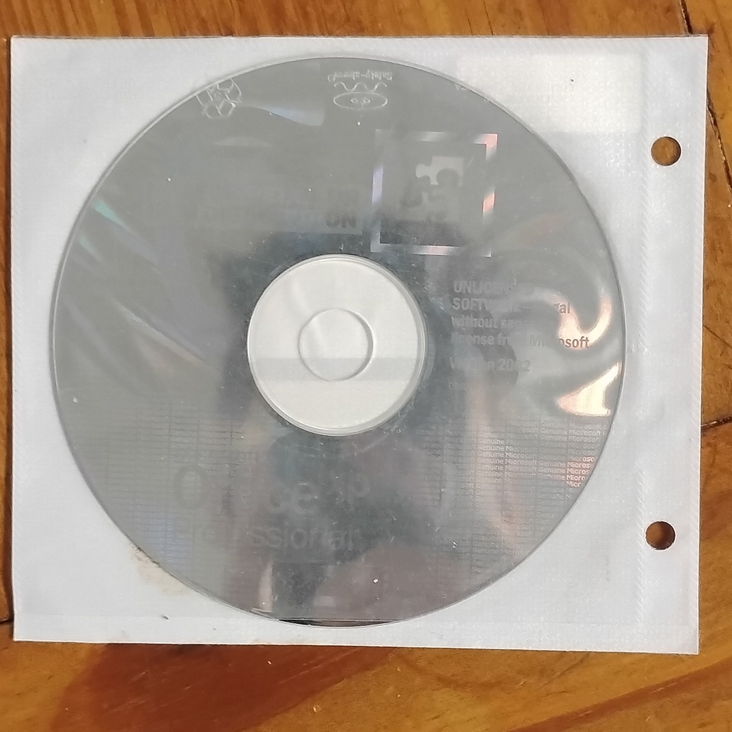 Microsoft Office XP Professional CD Product Key Media Set X08-02843