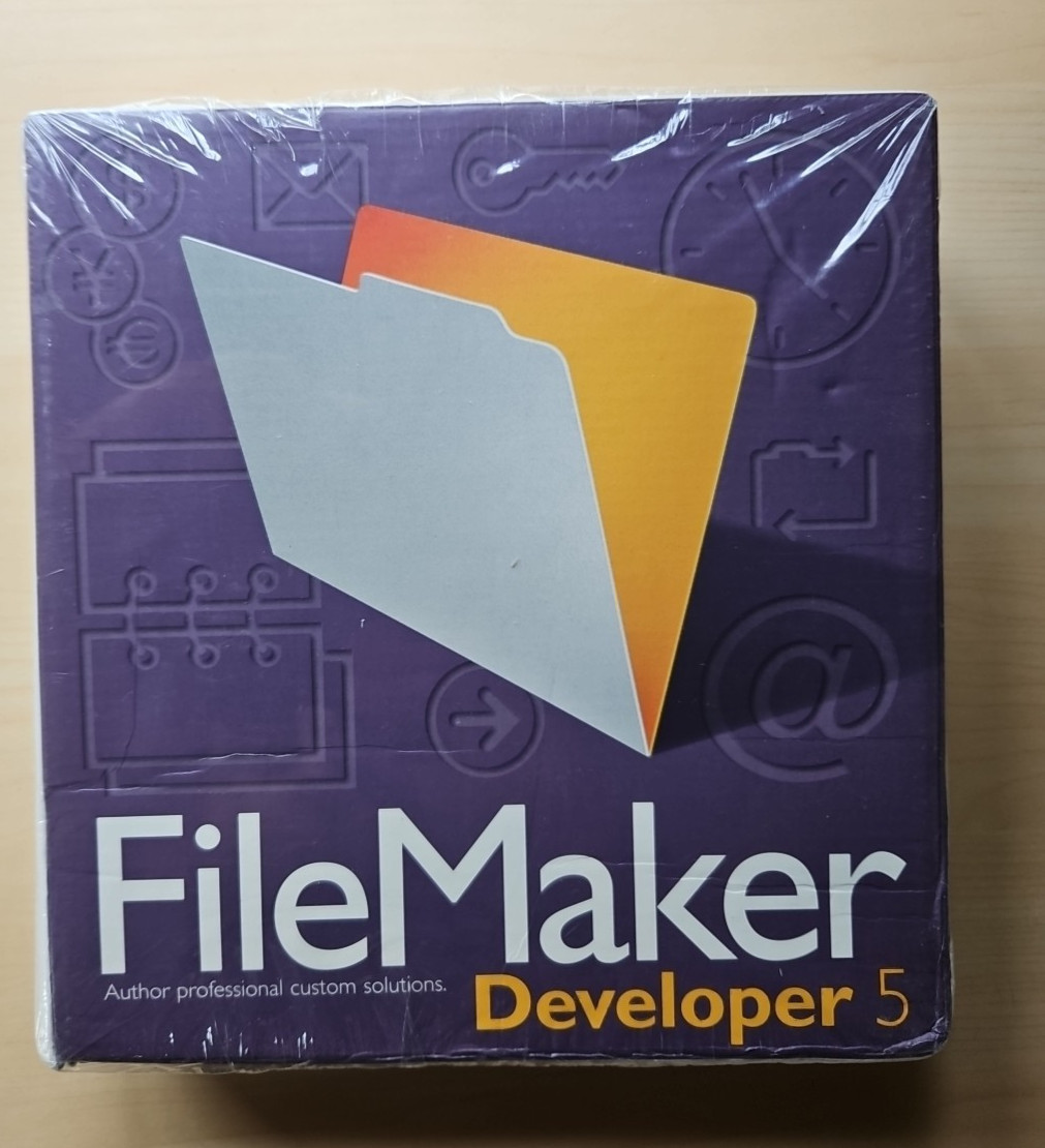 FileMaker Developer 5 Windows Mac Database Software – New in Box