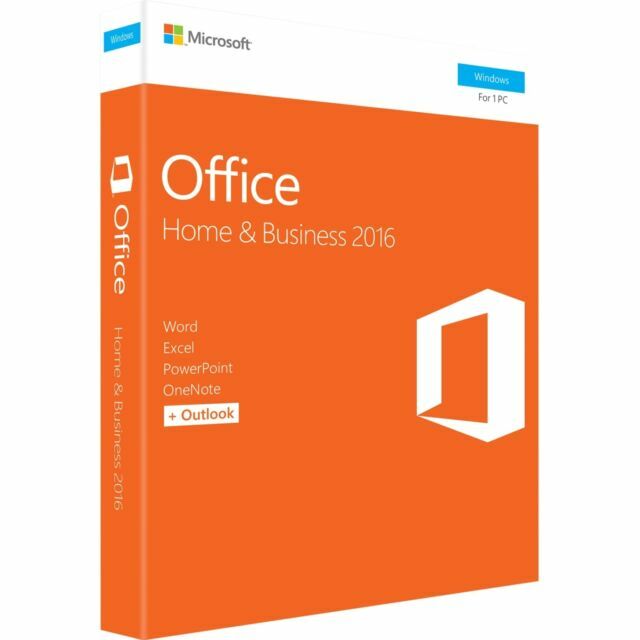 Microsoft Office Home & Business 2016 Software for Windows (T5D02776)