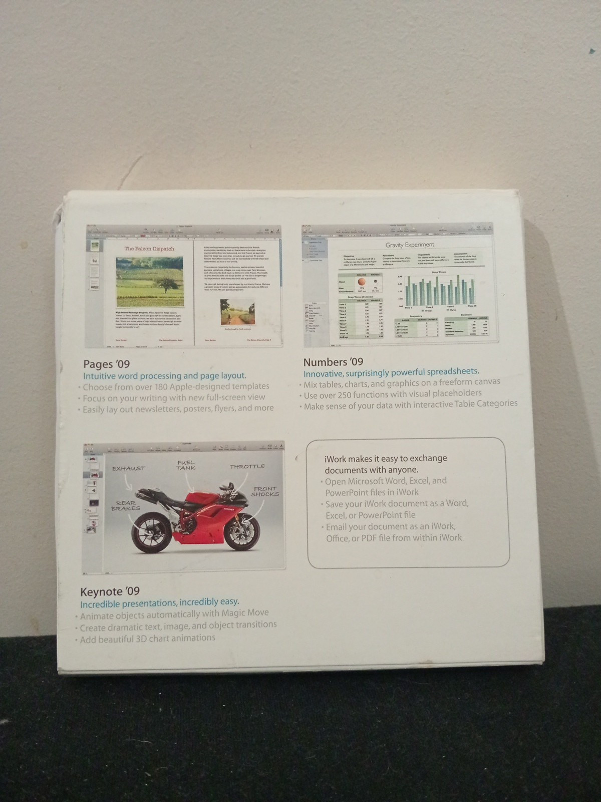 Apple iWork RETAIL V9.0.3 P/N: MB942Z/A