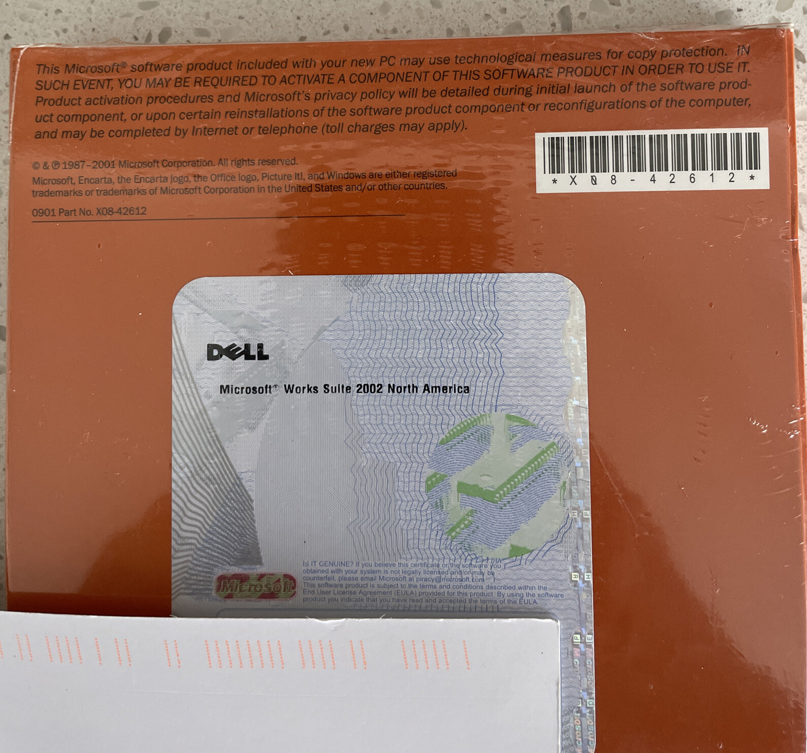 Microsoft WORKS SUITE 2002 New Sealed CD Disc w/ Product Key Word Encarta Money