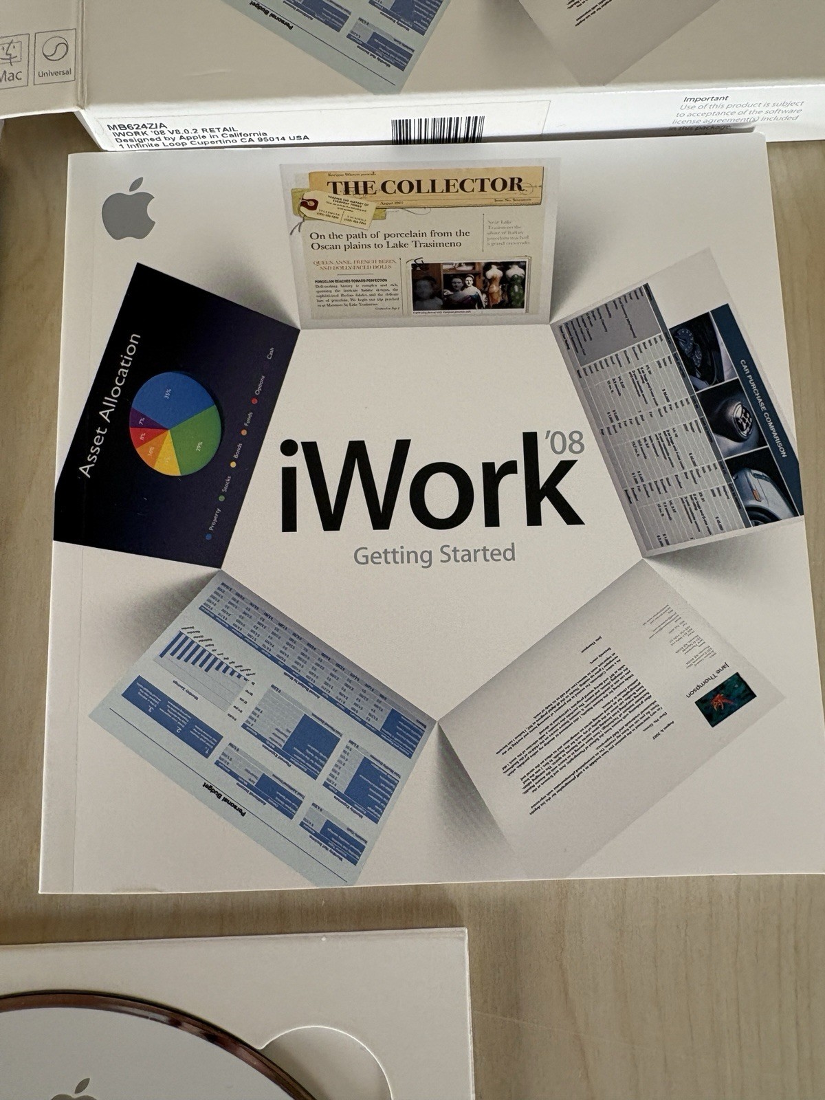 Apple iWork 08 for Mac / MB6247/A – – Keynote, Pages, Numbers