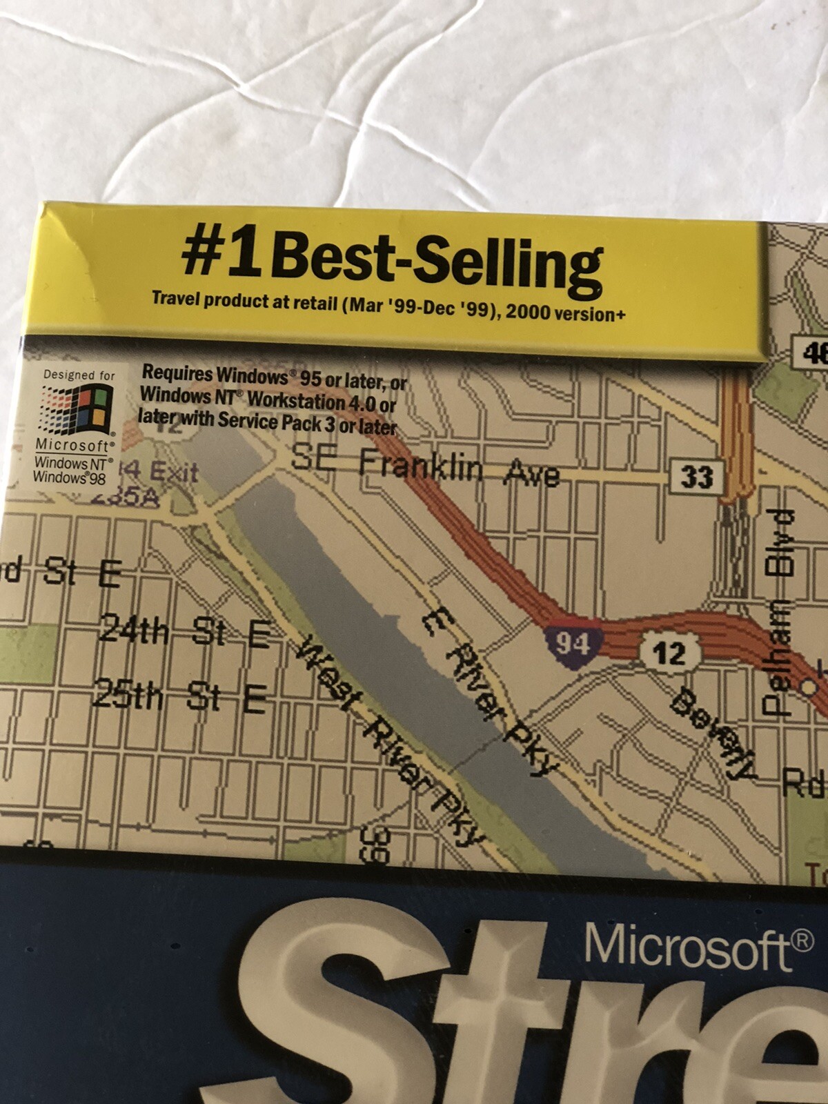 Microsoft Streets & Trips 2001 PC Software Program Bigbox Big Box