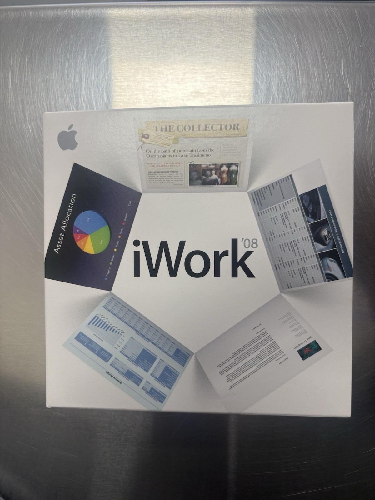 Apple iWork ’08 Install CD Disc Pages Numbers With Keynote Numbers Serial Number
