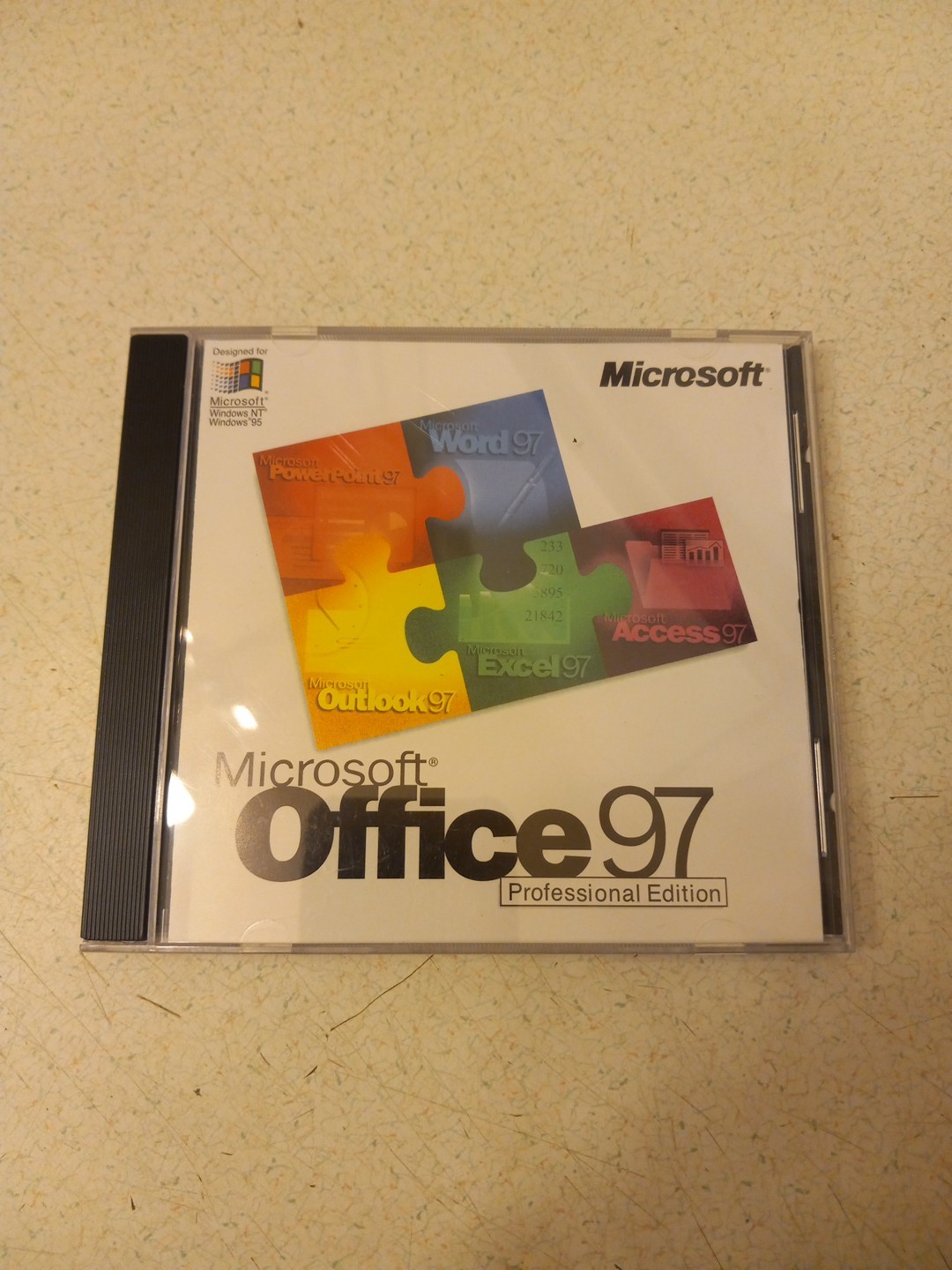 Microsoft Office 97 – Professional Edition – SR1 – CD-ROM w/ product key