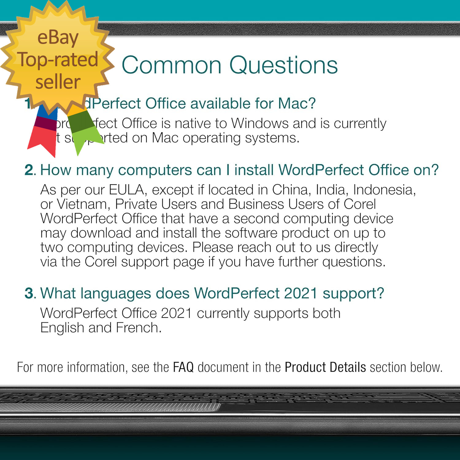 Wordperfect Office Home & Student 2021 | Office Suite of Word Processor, Spreads