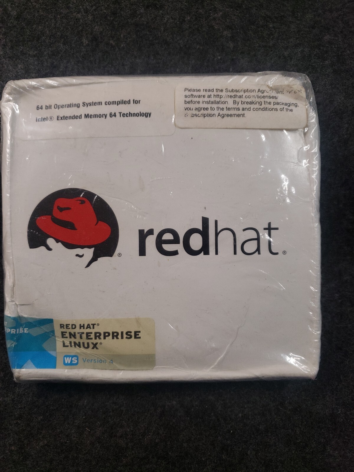 RED HAT ENTERPRISE LINUX WS VERSION 4 New Sealed …………………..(DS4D2)
