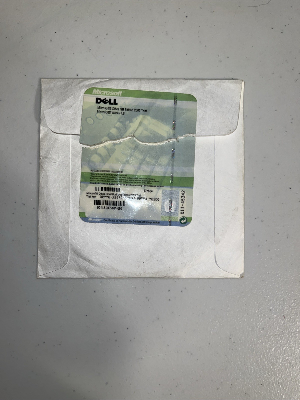 Dell Microsoft Works 8.5 CD ROM Installation Disc Software