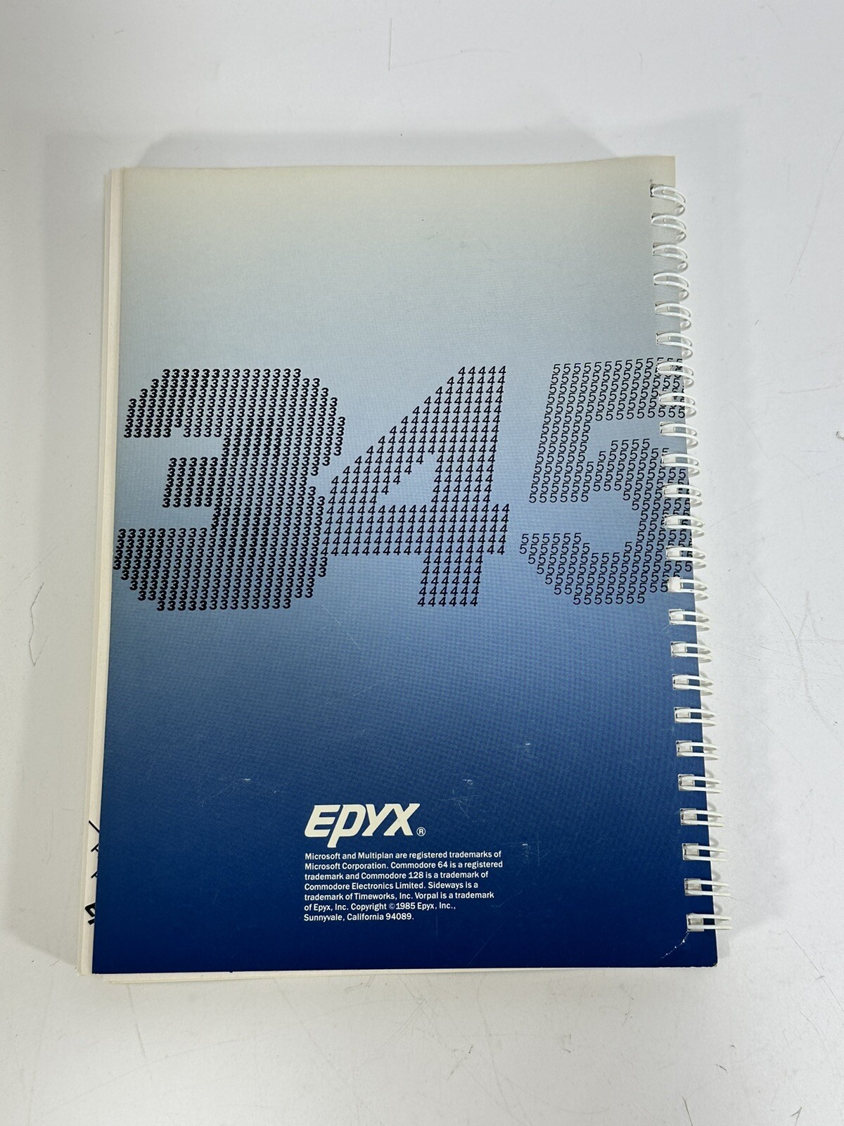 Vintage Epyx Microsoft Multiplan Spreadsheet Software For Commodore 64 & 128