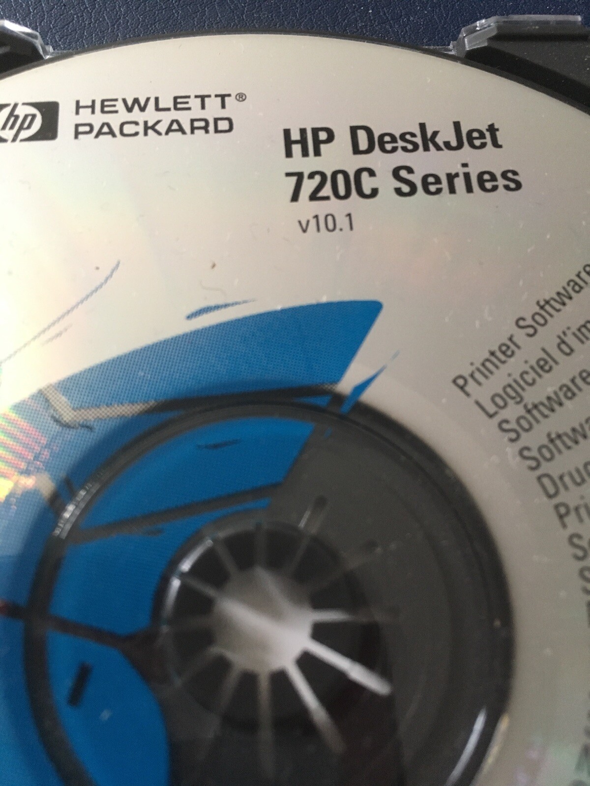 Vintage HP DeskJet 720C Series v10.1 Software Disc