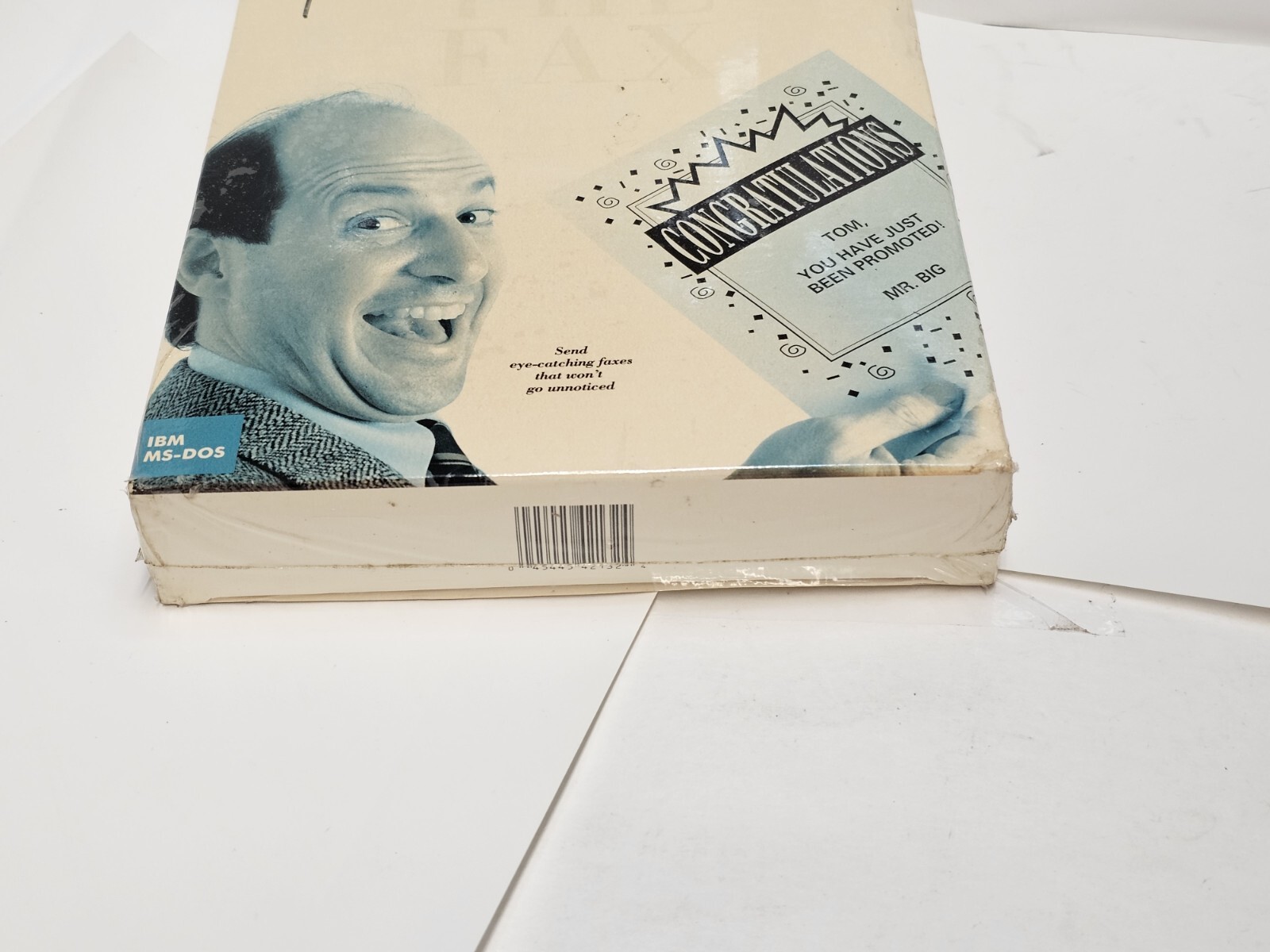 Sealed New Just The Fax 1990 Britannica Software IBM MS-DOS 5.25” & 3.5″ Disks