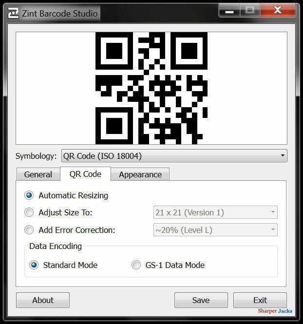 Zint Barcode Generator – UPC QR Code Creator Software – 50+ Formats – Windows CD