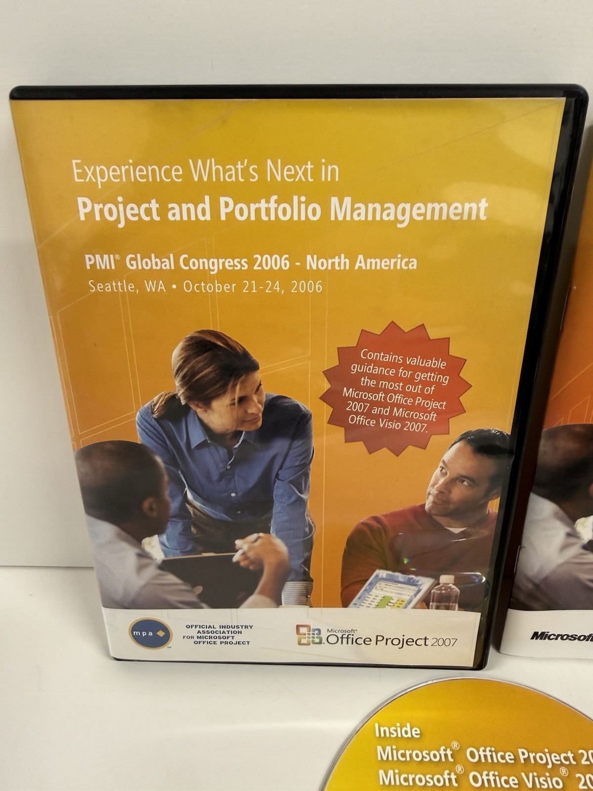 Microsoft Office Project Visio 2007 PMI Global Congress 2006 Seattle Promo Disc