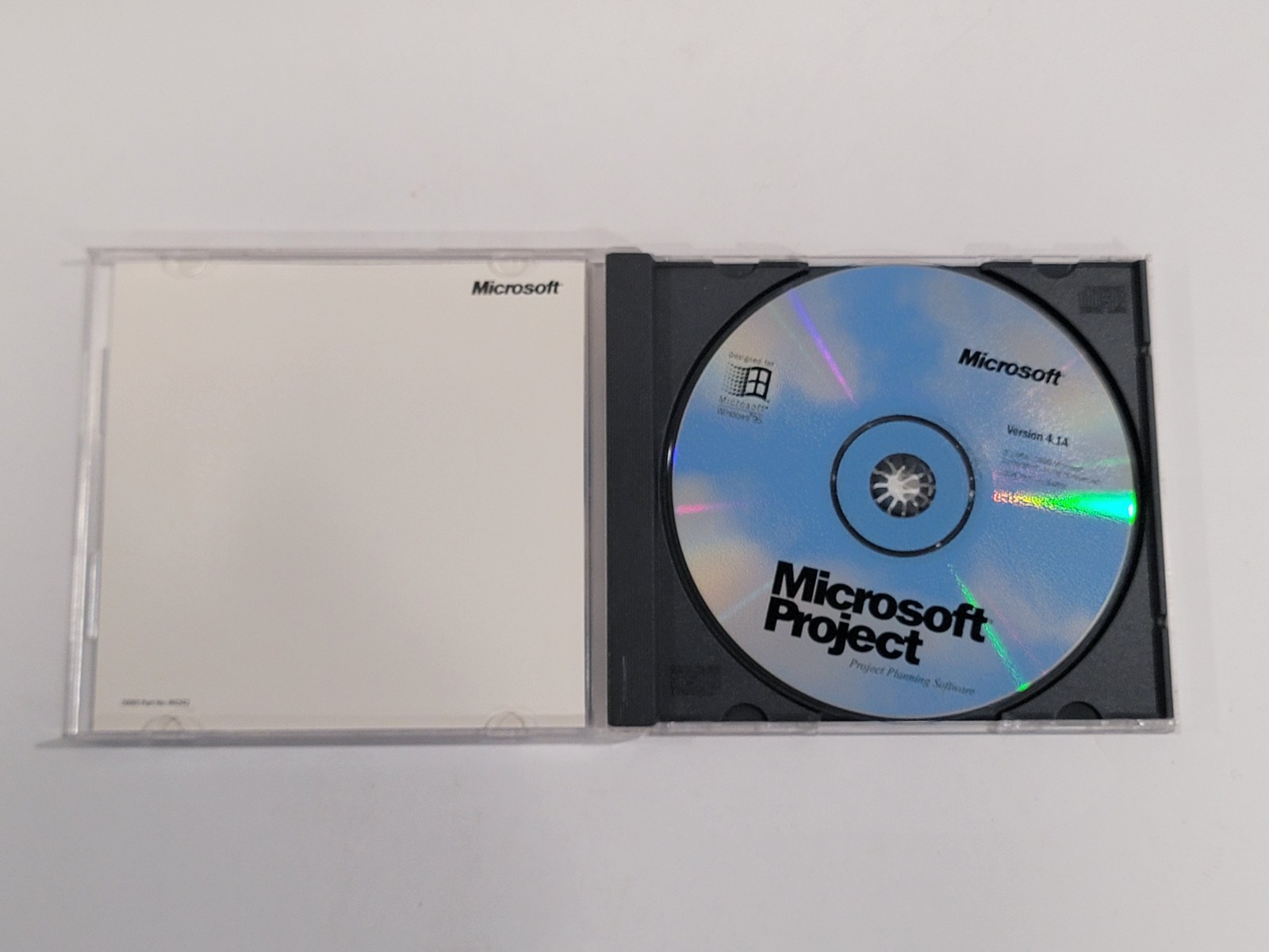 Vintage Microsoft Project Designed for Windows 95 With CD Key