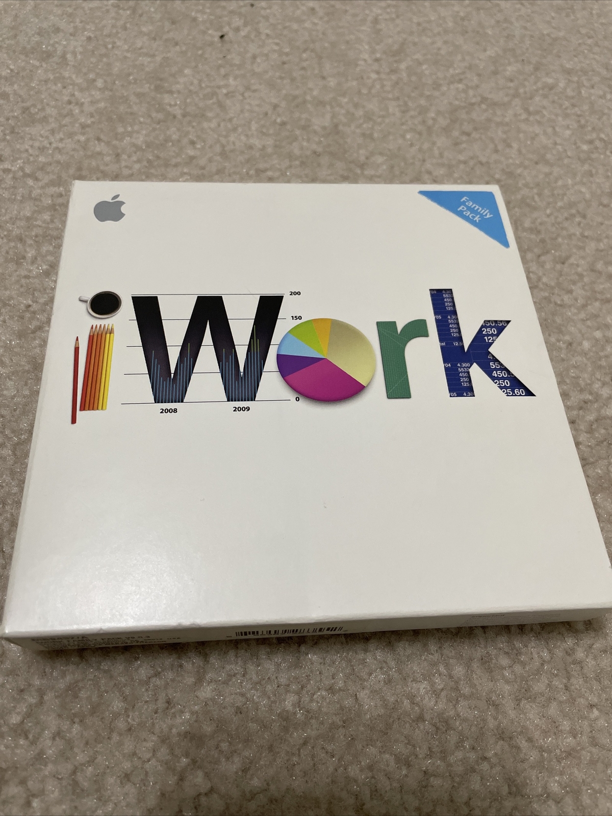 iWork ’09 Family Pack for Apple Mac MB943Z/A Pages Numbers Keynote