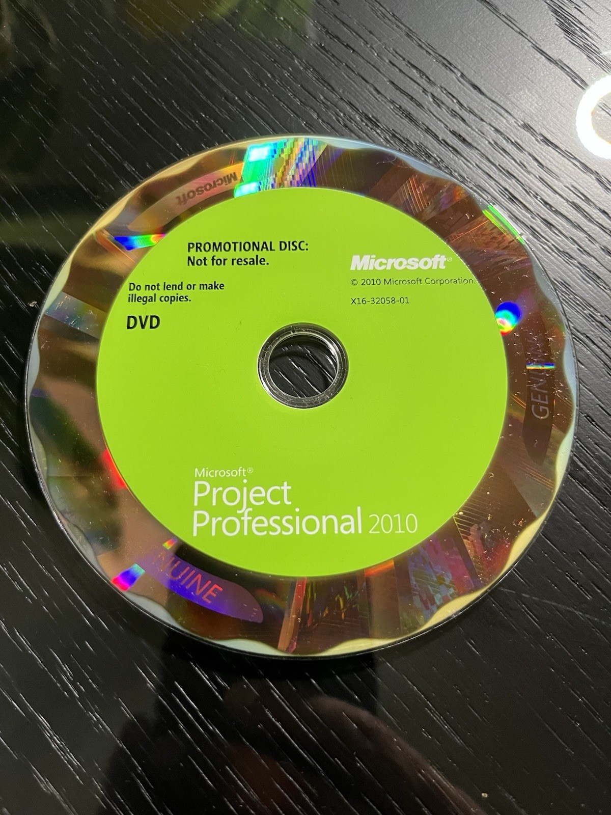 Genuine Microsoft Project Standard 2010 Version