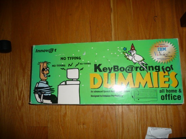 Innovat IBM Keyboarding for Dummies Speech Recognition ViaVoice No TYPING