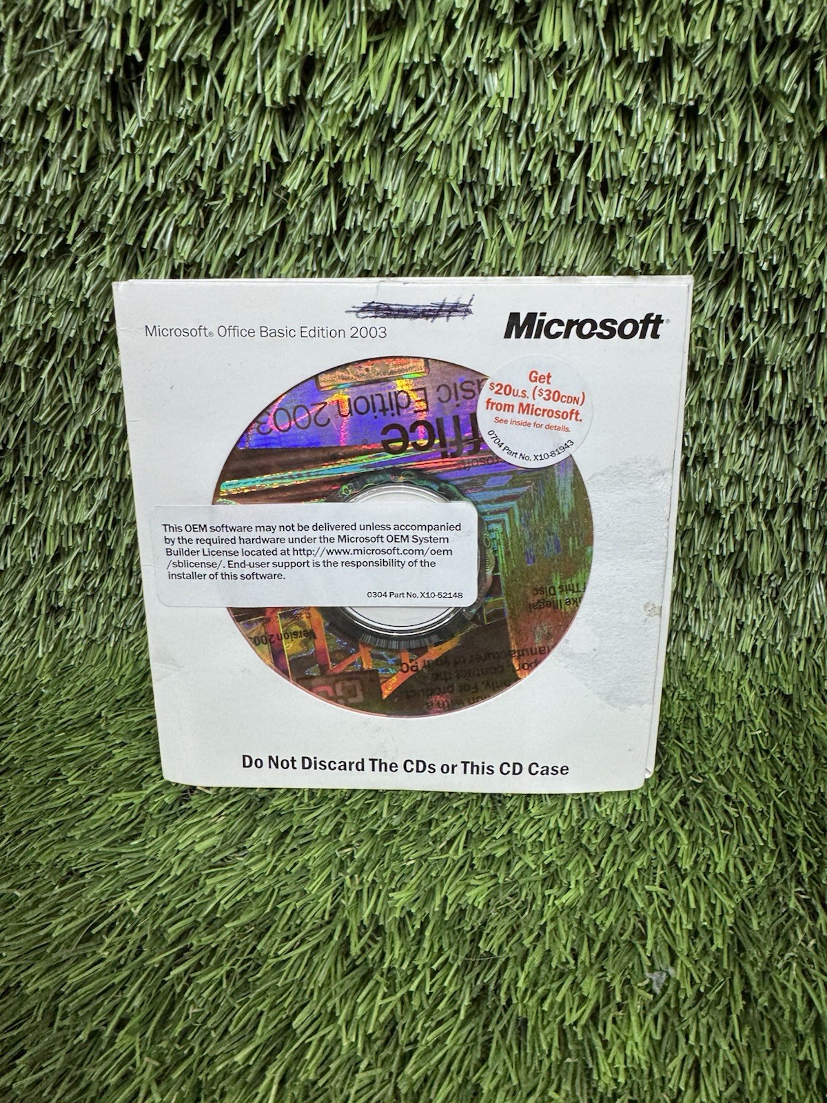 Microsoft Office Basic Edition 2003 Full Version OEM for Windows W Key