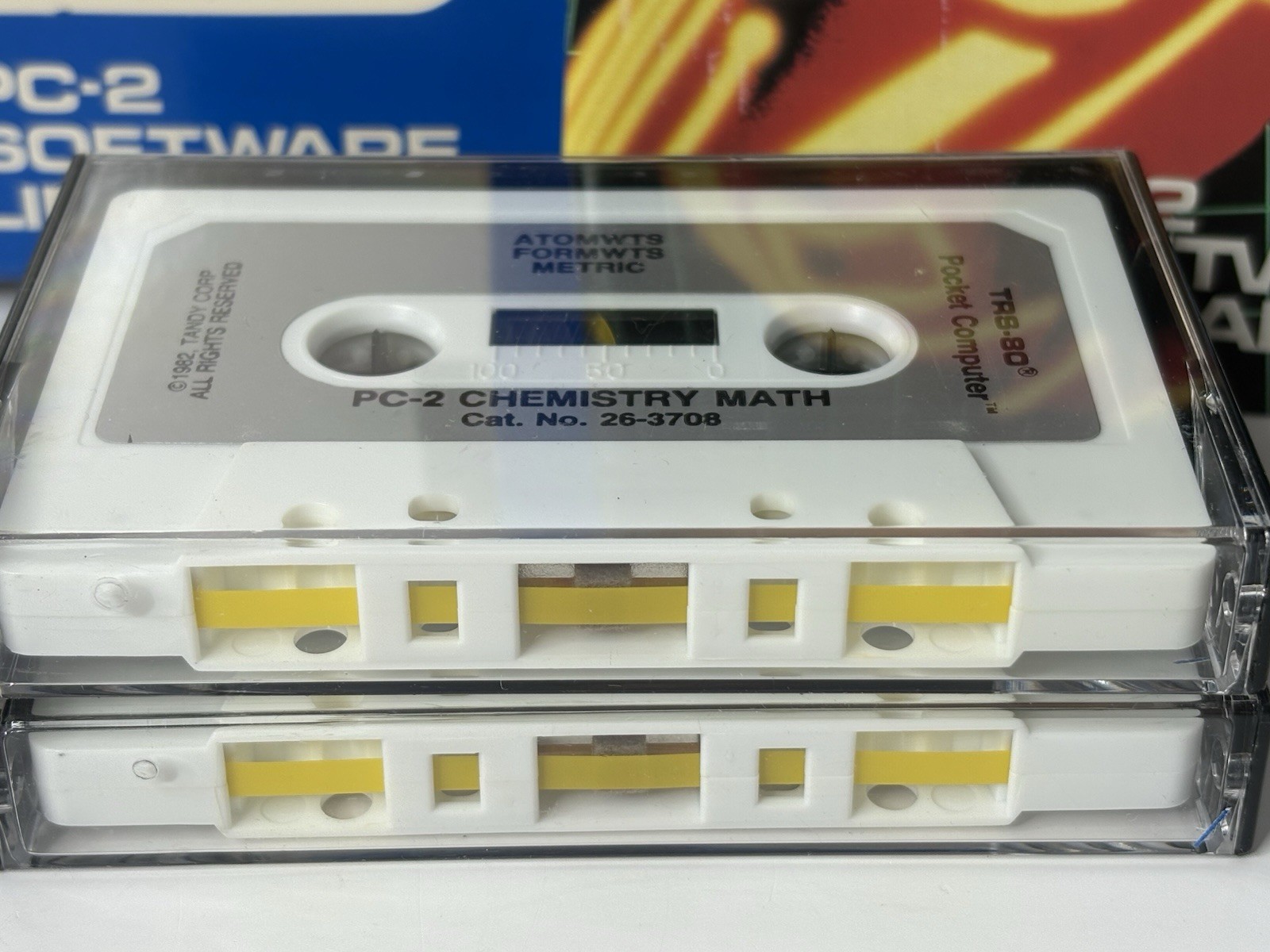 Radio Shack Tandy TRS-80 PC-2 Software Library CHEMISTRY MATH 26-3708