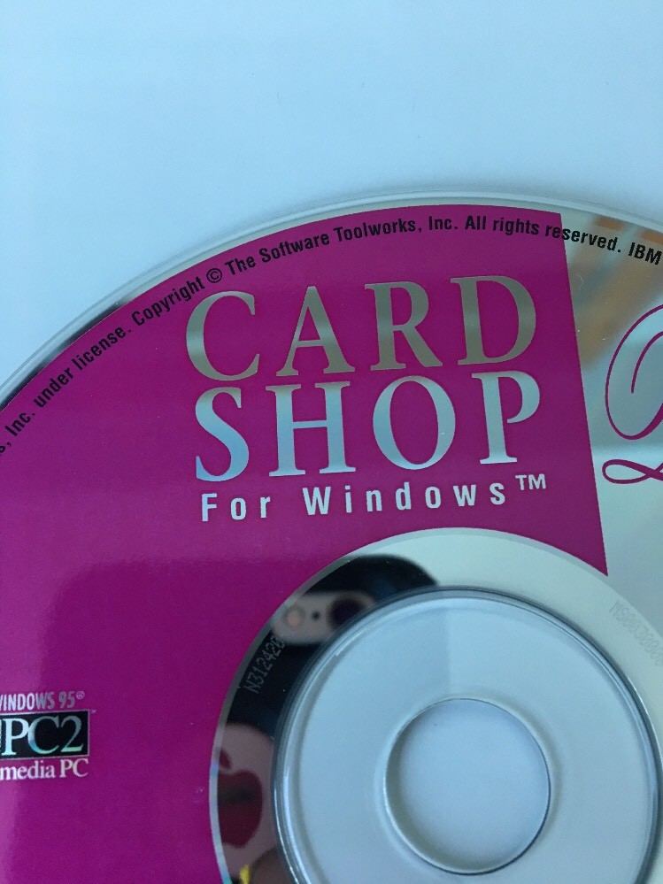 Card Shop For Win 95,IBM & PC 1993Complete Card Shop For Your Office-TESTED-RARE