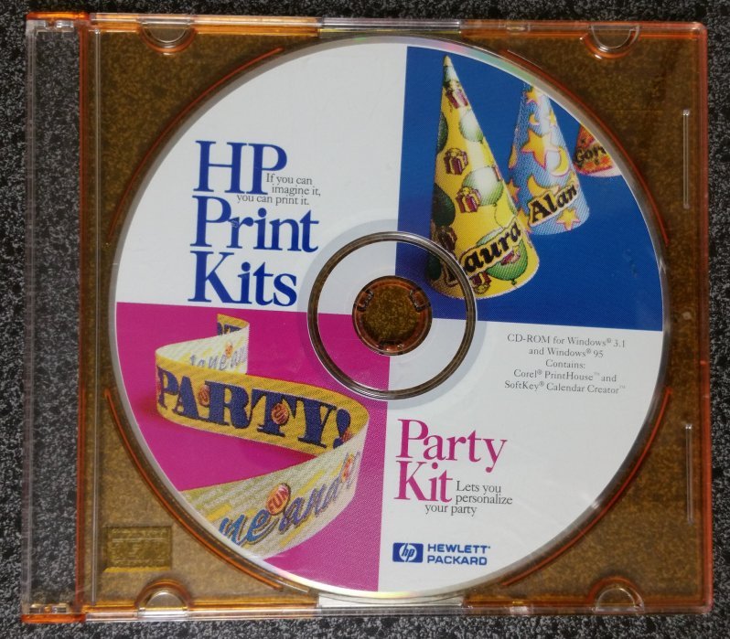 5 HP Print Kits CD-ROMs for 1 low price – Includes Corel & Softkey Software