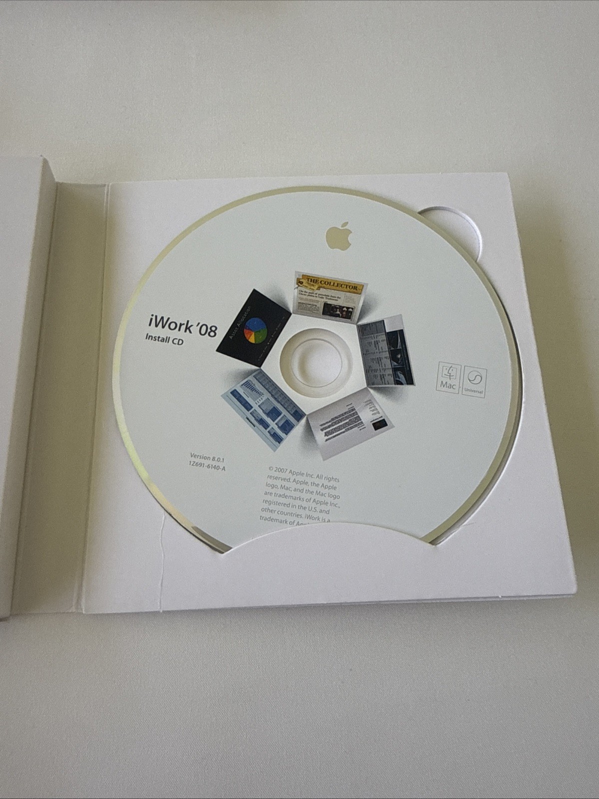 Apple iWork 08 Family Pack For Mac Vers. 8.0.1 FAST SHIPPING