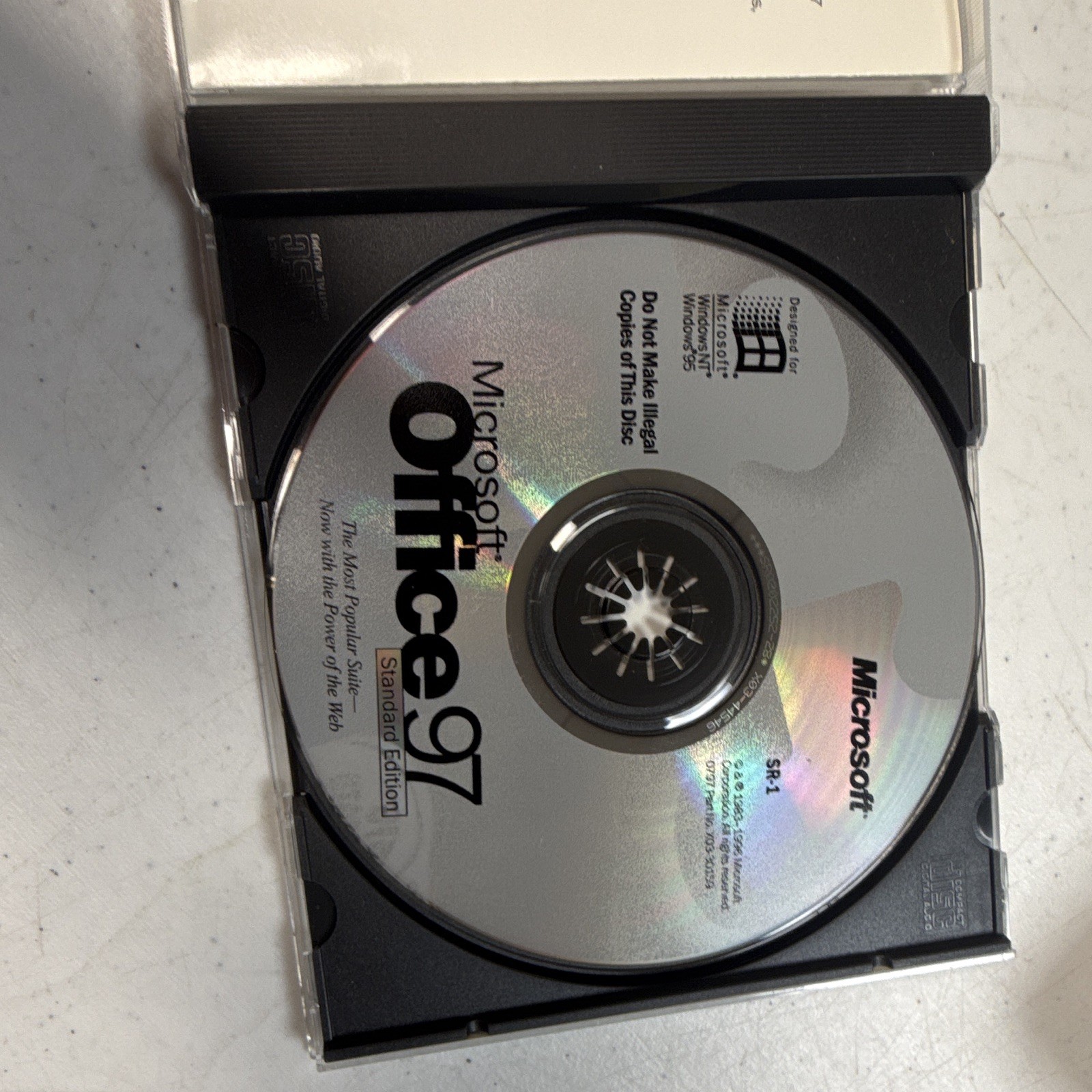 Microsoft Office 97 Standard Edition CD for Windows 95/NT English X03-44554