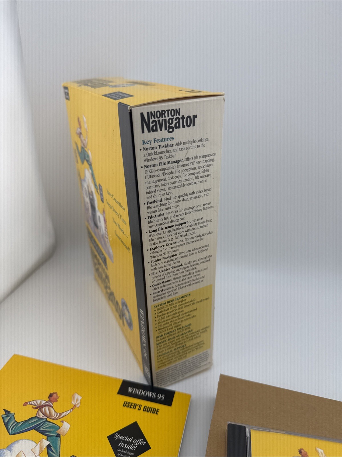 Vintage Symantec Norton Navigator For Windows 95