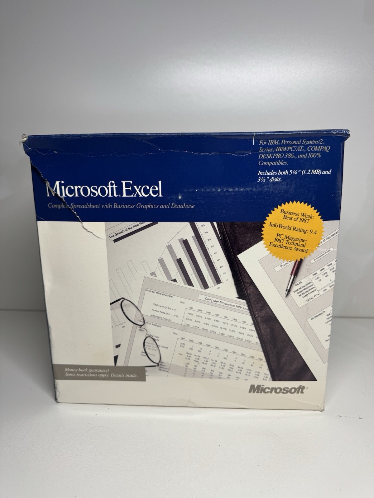Microsoft Excel for Windows 3.5″ Floppy, 1988 Vtg New Unused
