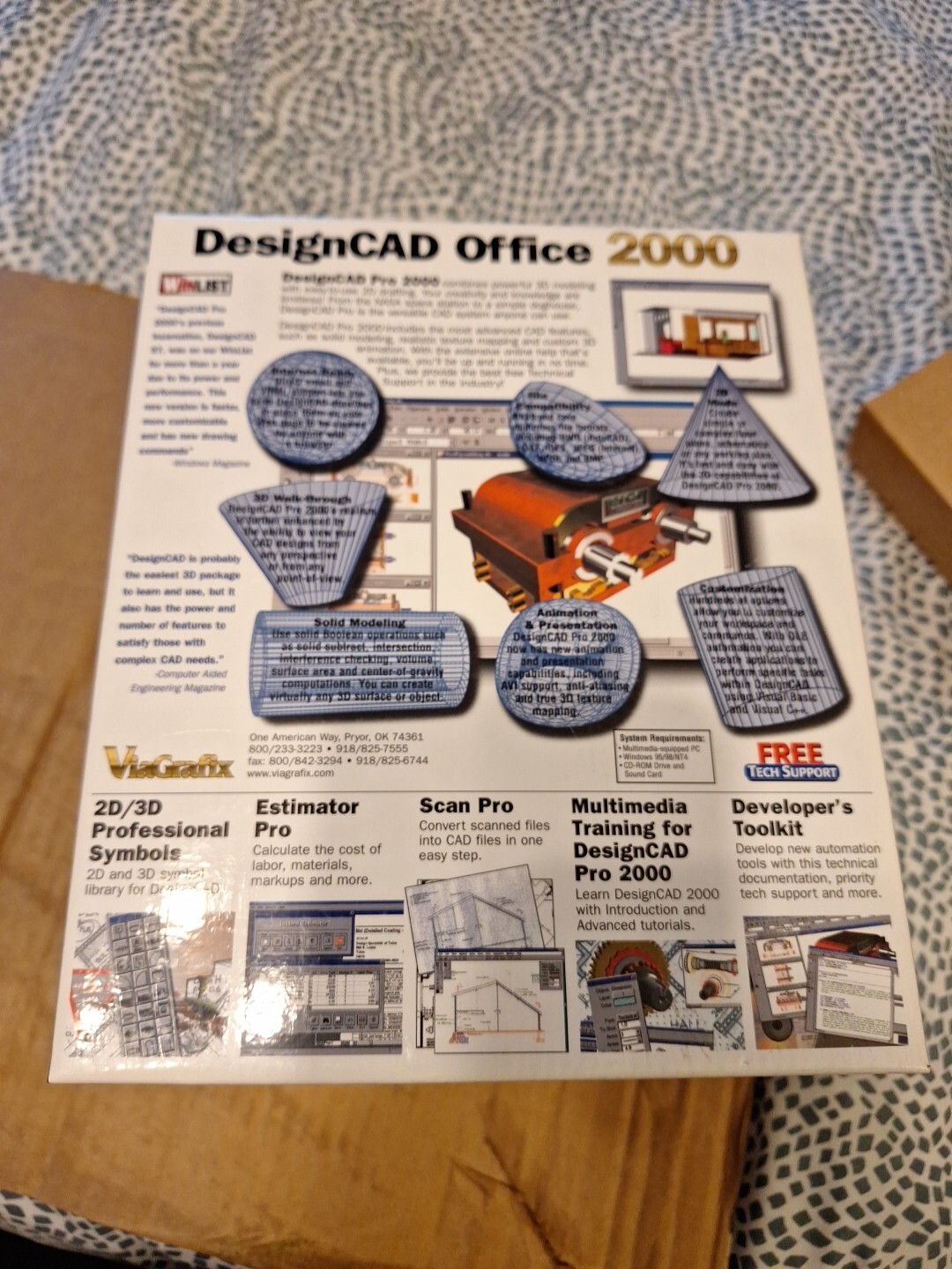 Viagrafix Designcad Office 2000 Box Set Software