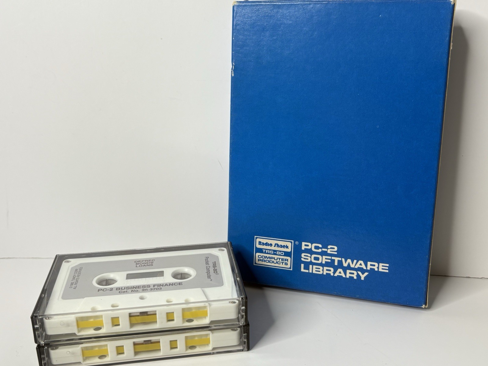 Radio Shack Tandy TRS-80 PC-2 Software Library BUSINESS FINANCE Cassette 26-3703