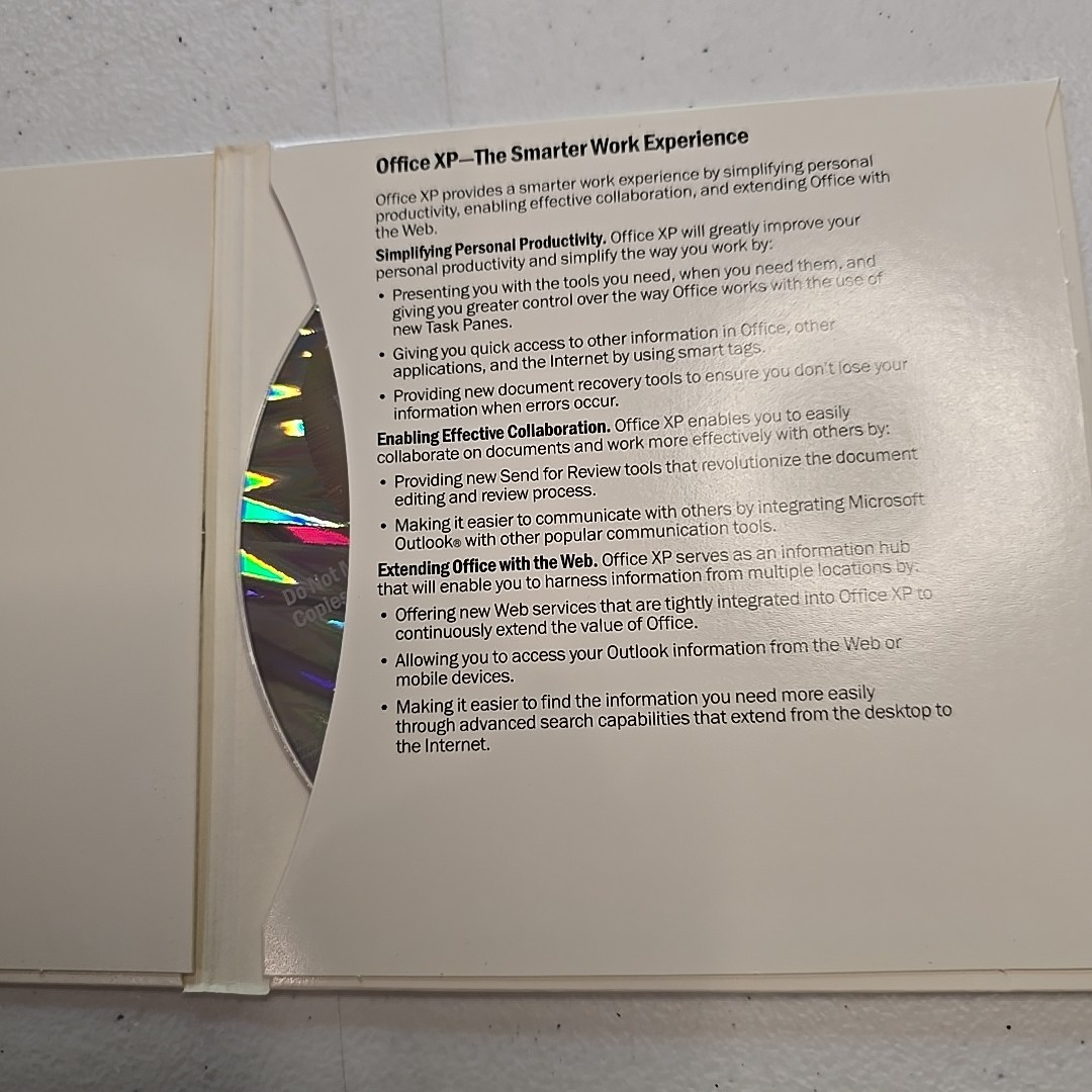 2002 Microsoft Office XP Pro Professional Suite 3 CD Disc Set Word Publisher…