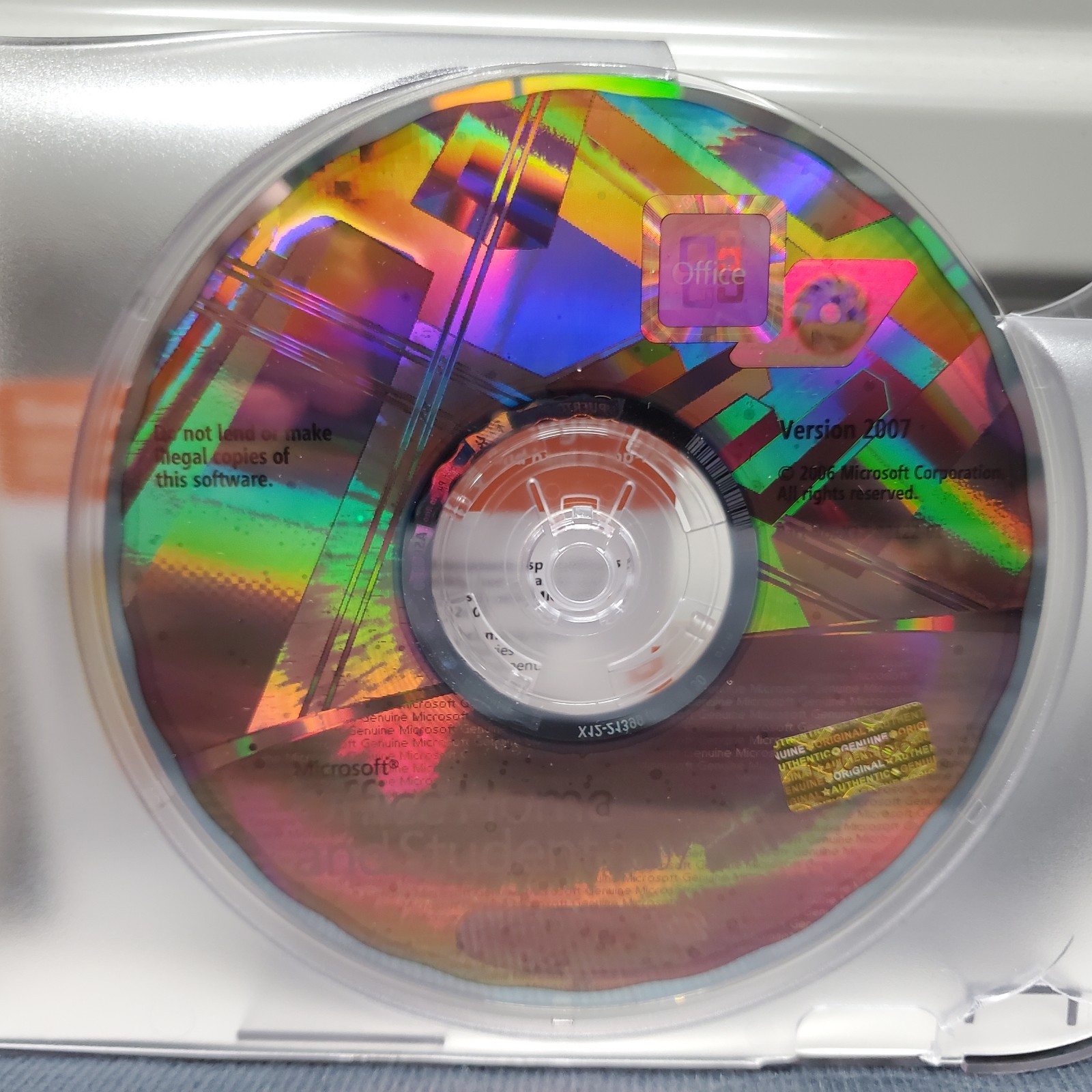 Microsoft Office Home and Student 2007 PC Original Case Excel Word XP Vista Only