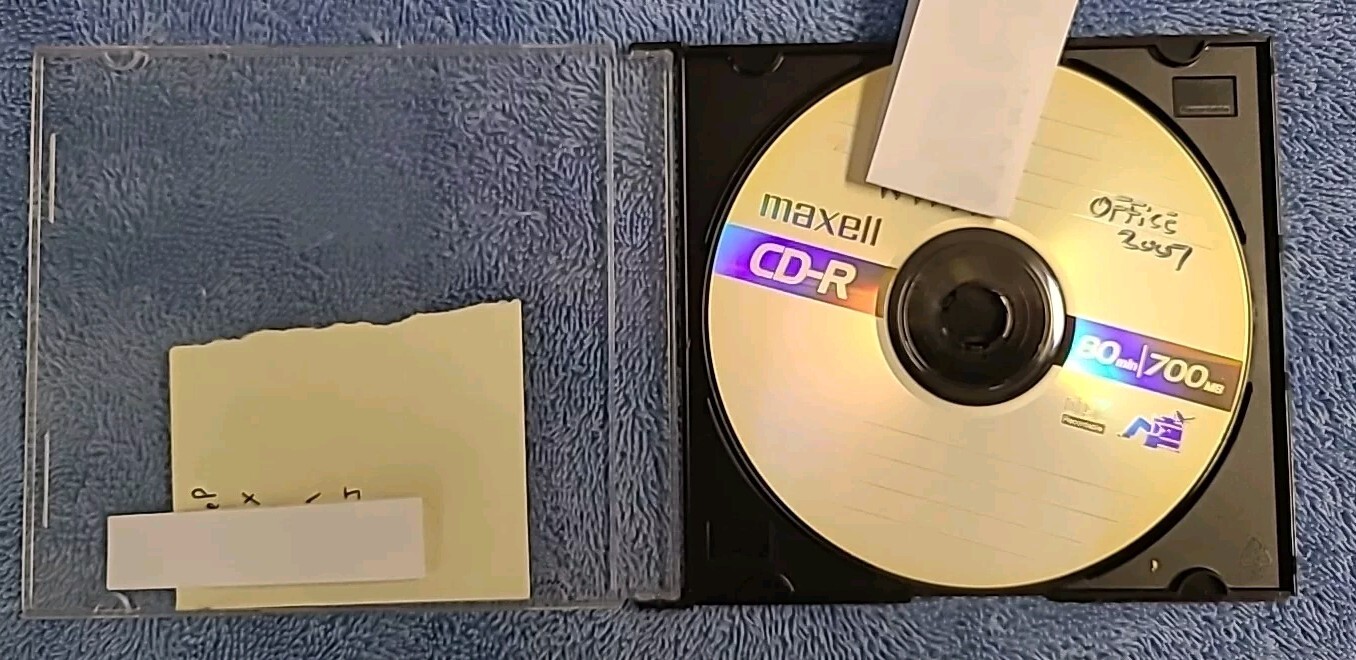 Microsoft Office 2007 – backup Copy of Install