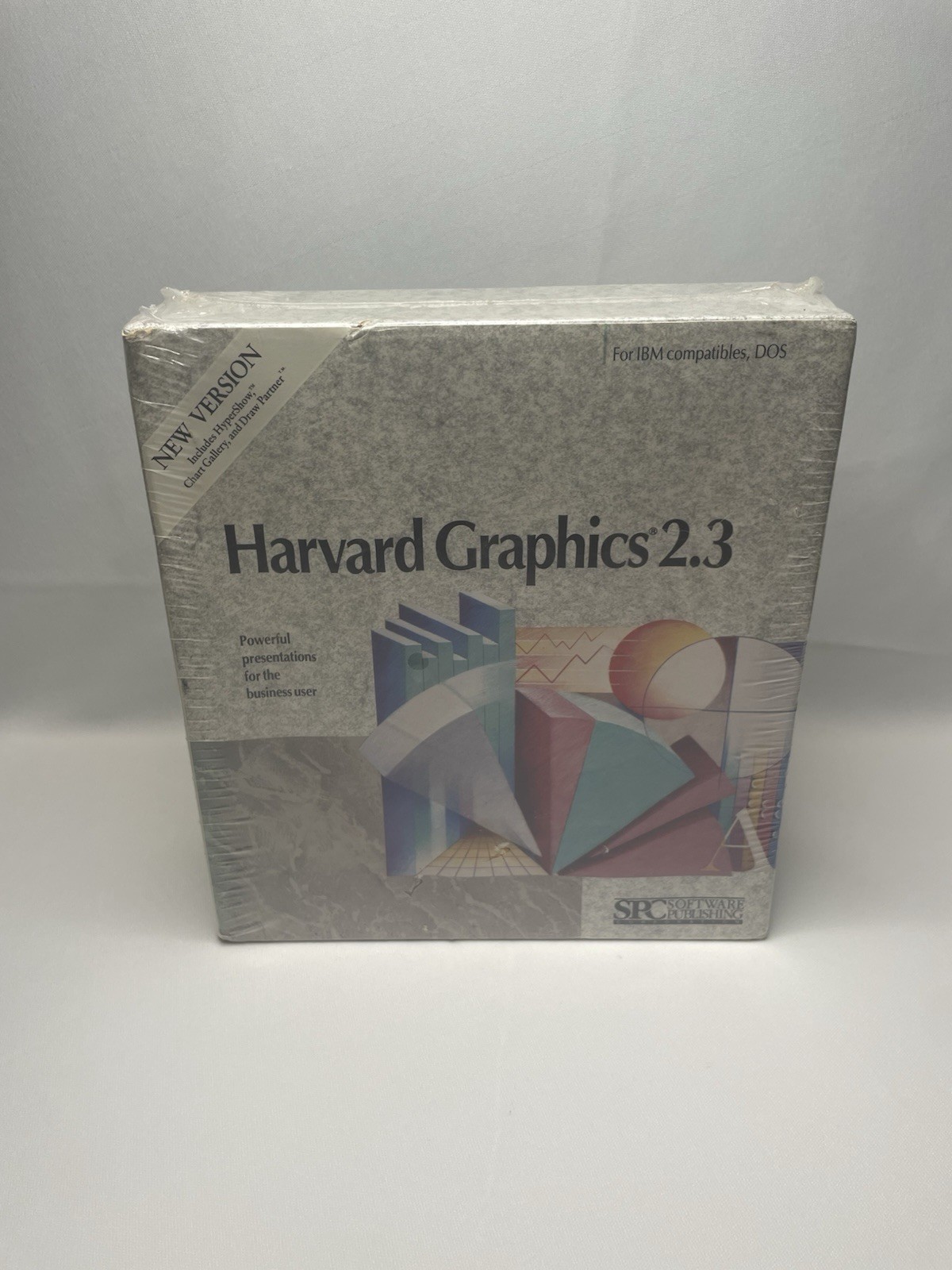 VTG SPC Software Publishing Harvard Graphics 2.3 Pres Software DOS 3.5″ Sealed