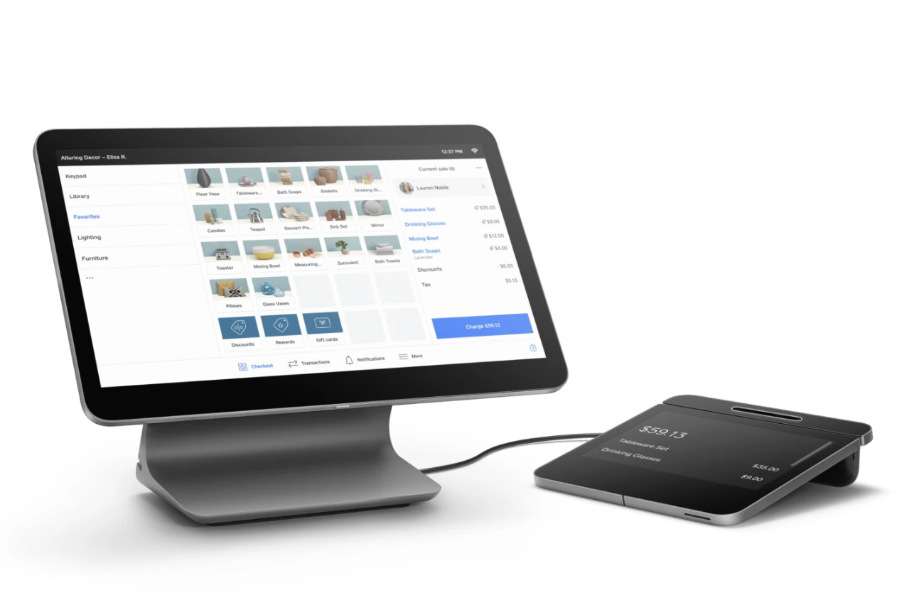 Square Register – Dual Screen Point-of-Sale [POS]