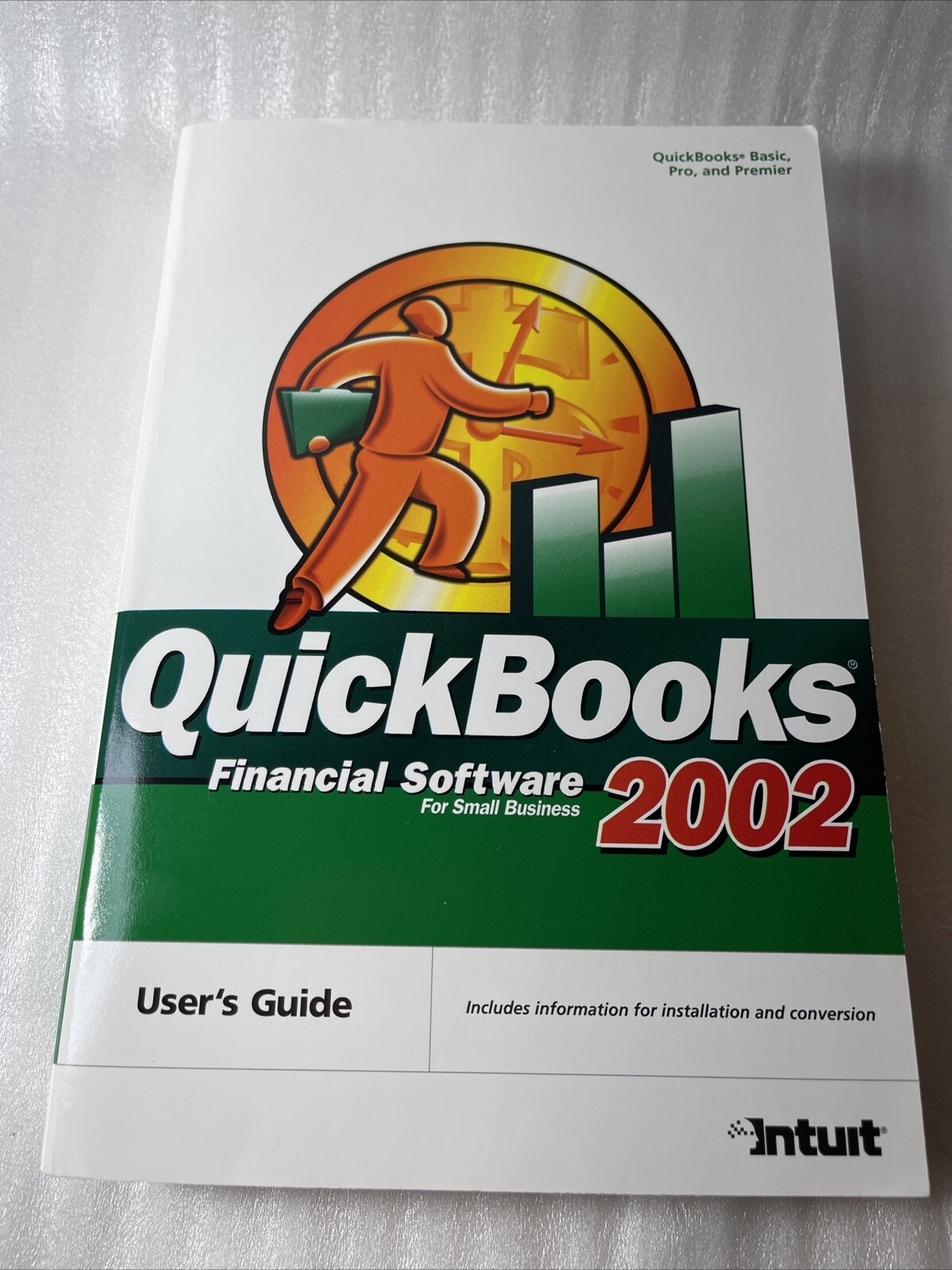 QuickBooks Pro 2002 CD, Key Code, User Guide, Catalogue, Original Box