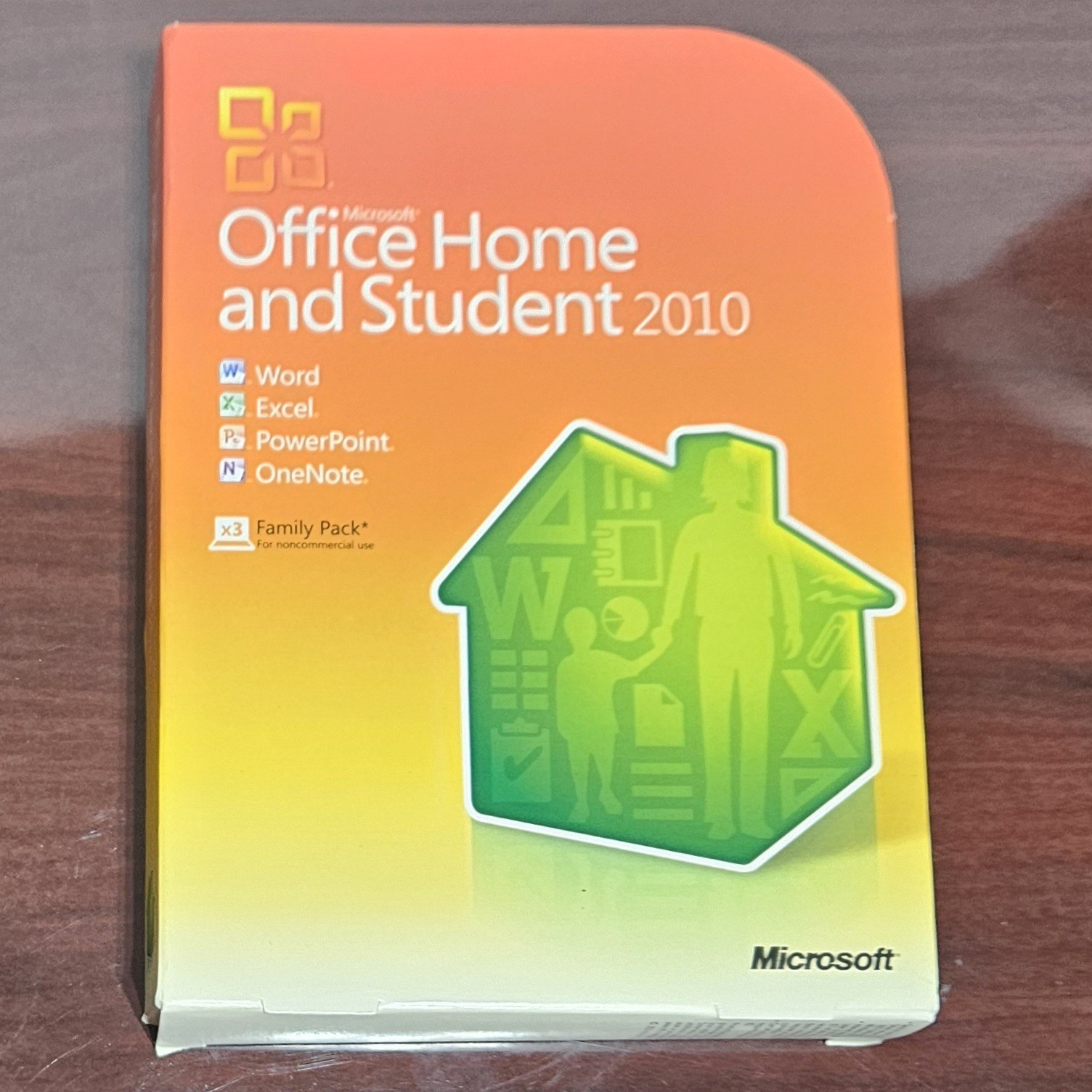 Microsoft Office Home and Student 2010 Family Pack ( x 3 ) Software for Windows