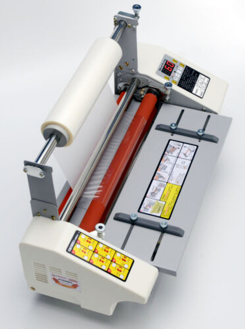 13″ (335mm) A3 4 Rollers Roll Laminating Machine Speed Adjust Cold Hot Laminator