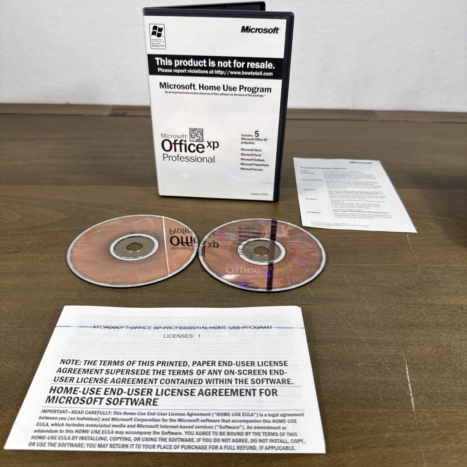 Vtg Software Lot Of 7 Microsoft Office 07 Office XP Pro Office 03 Access 03 More
