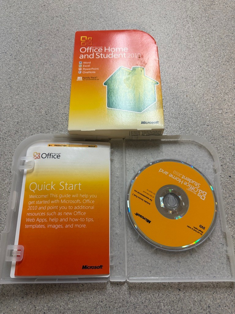 Microsoft Office 2010 Home and Student Family Pack Licensed For 3PCs Retail Box
