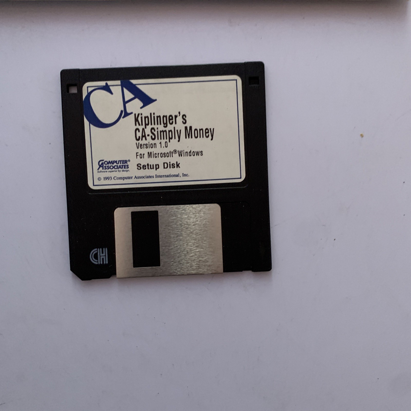 Kiplingers CA-Simply Money Vintage Software For Windows 3.5″ Floppy With Box