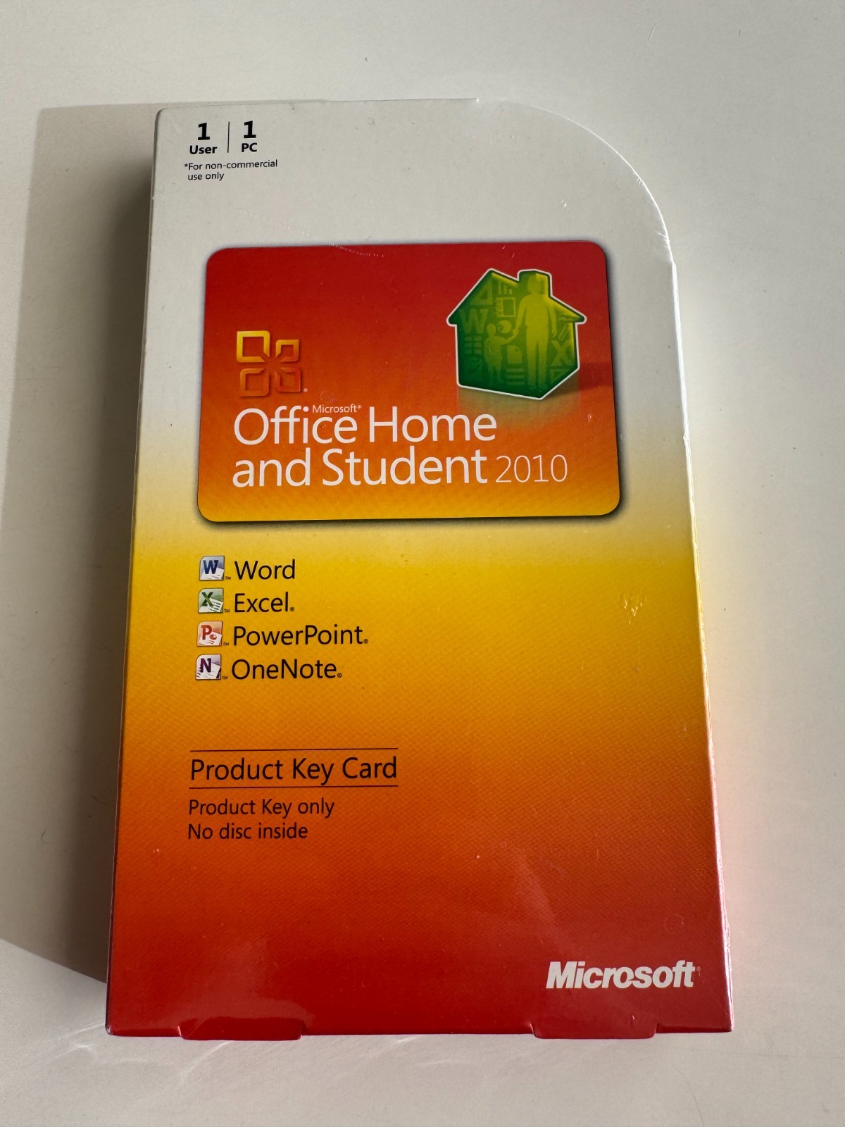 NEW GENUINE Microsoft Office Home and Student 2010 for 3 PCs SEALED BOX
