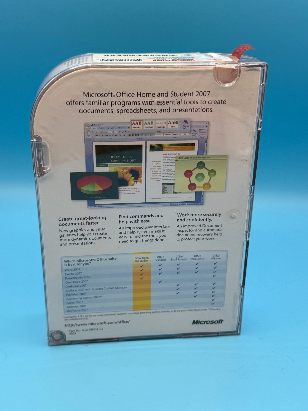 Microsoft MS Office 2007 — Home and Student — Licensed, Retail Box FREE SHIP
