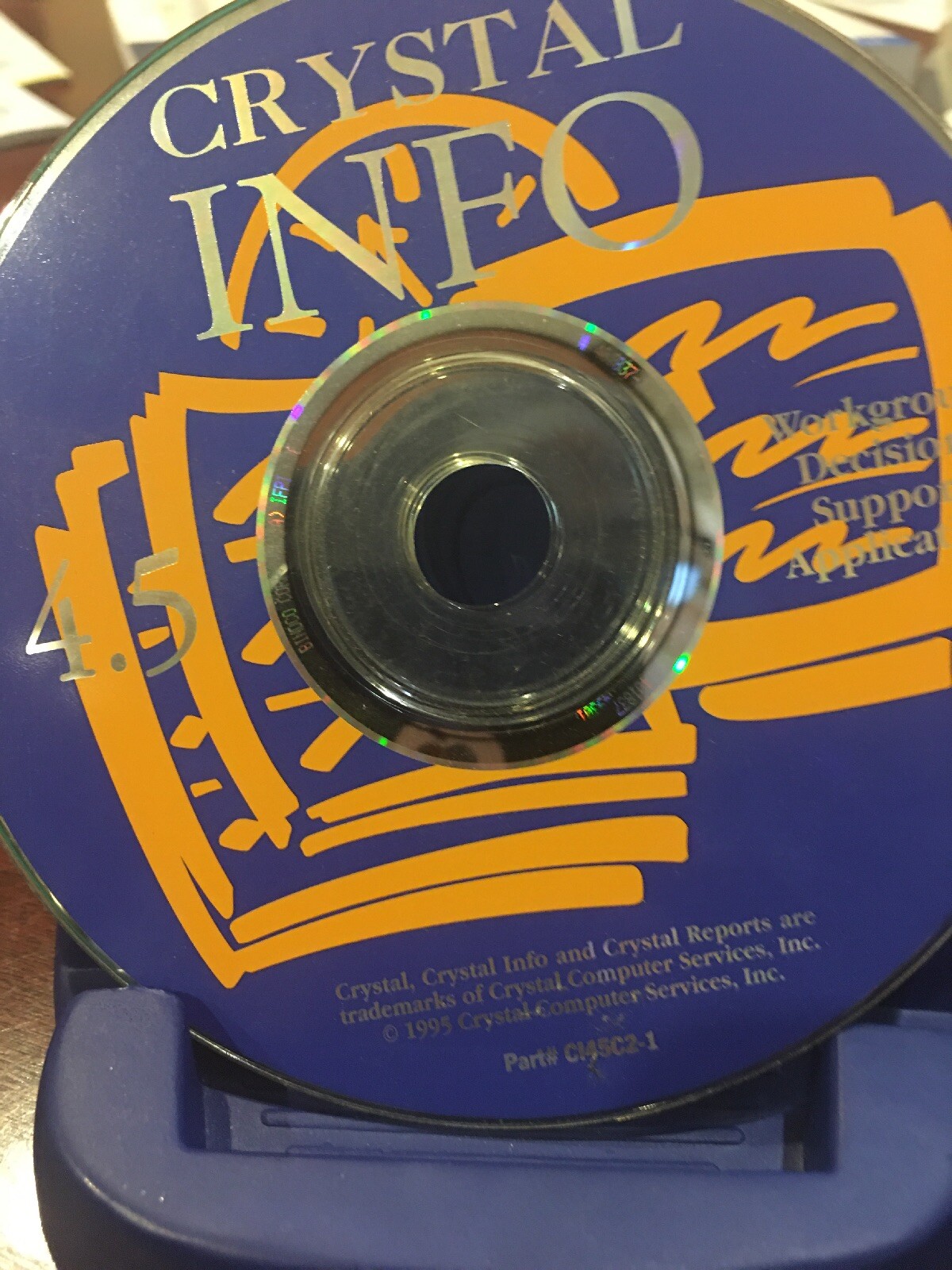 Crystal Reports Professional 4.5 + Crystal INFO 4.5. CDs. Vintage